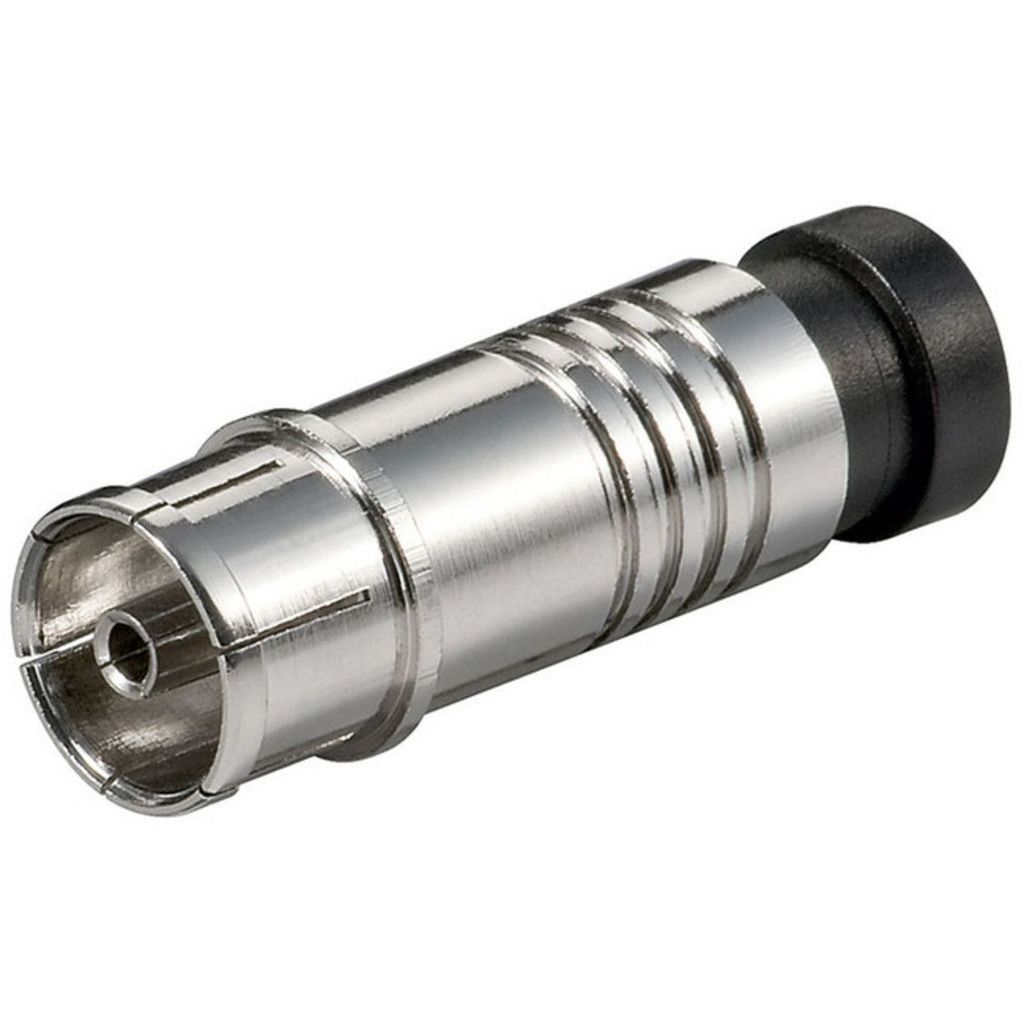 accoppiatore coassiale a compressione goobay in metallo Immagine del prodotto 