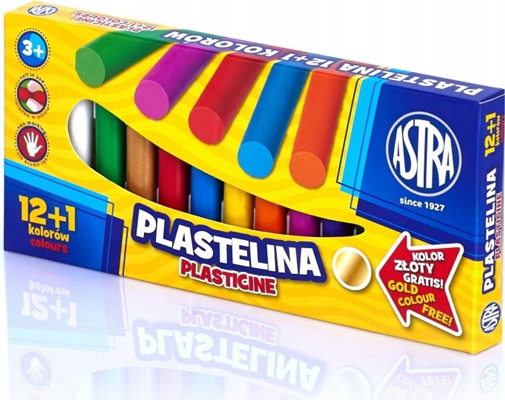 Plastilina scolastica 12 +1 ASTRA Immagine del prodotto 
