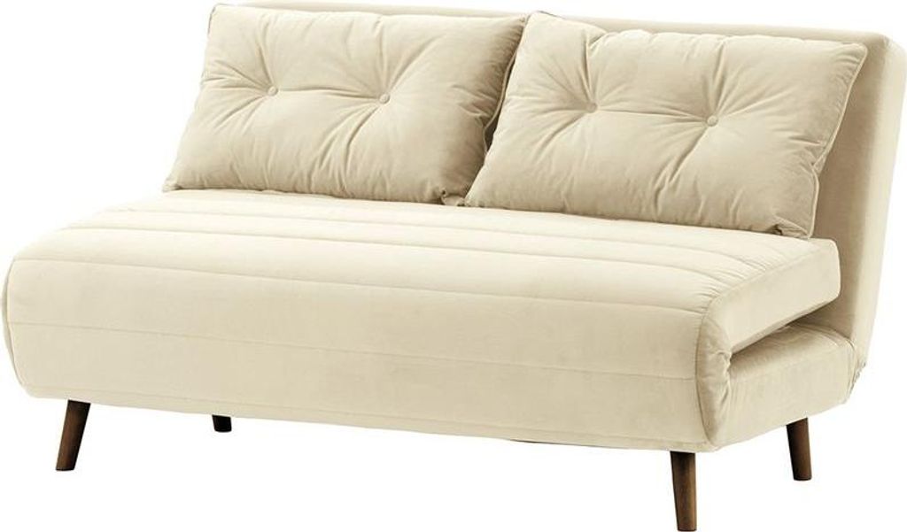 Ausklappbaresofa Flic 142 cm-Velluto 2-dark oak