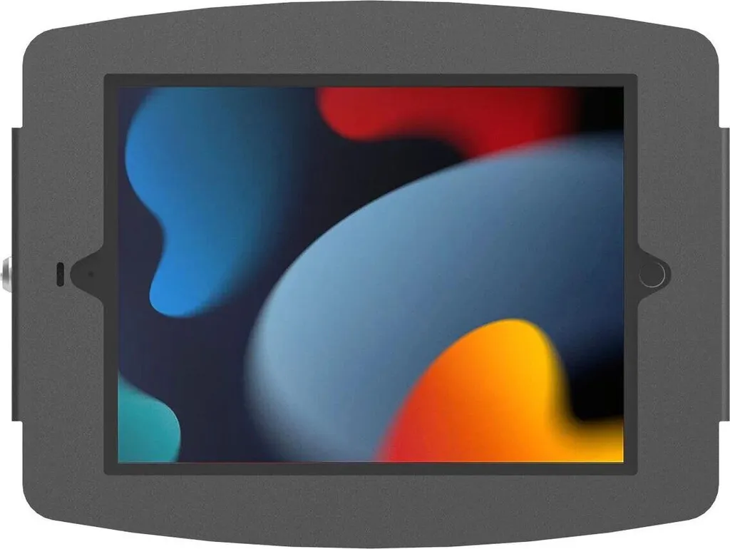 Support Tactile Fixe en Acier Noir Space Passive Stand pour Tablettes