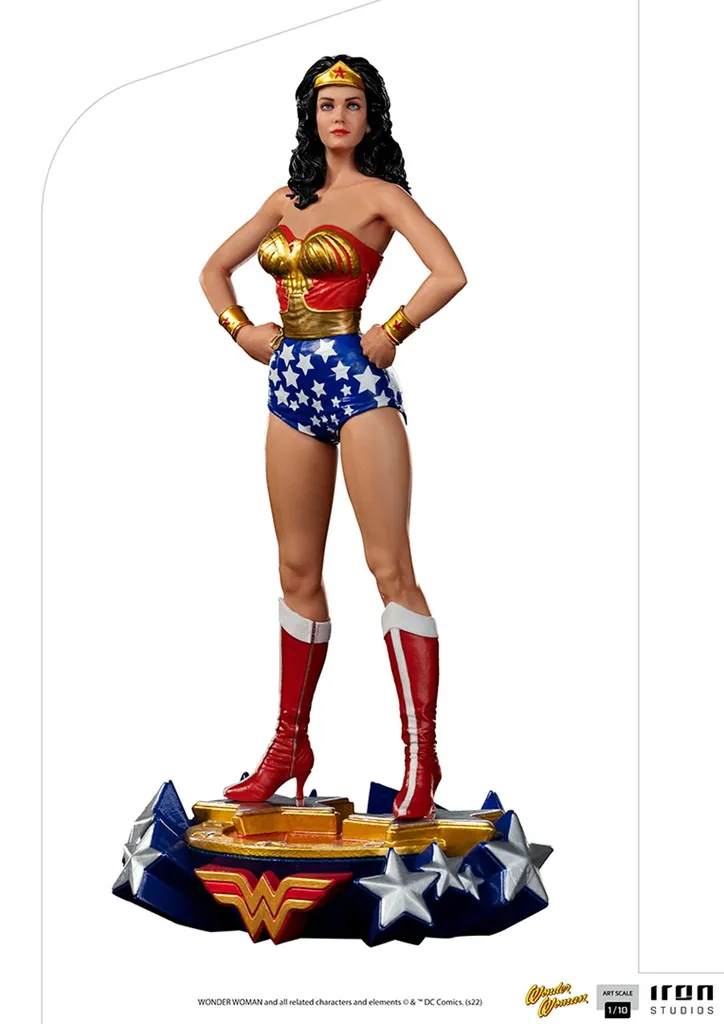 Statue Wonder Woman Lynda Carter 1/10 Iron Studios Deluxe Art Scale 23cm