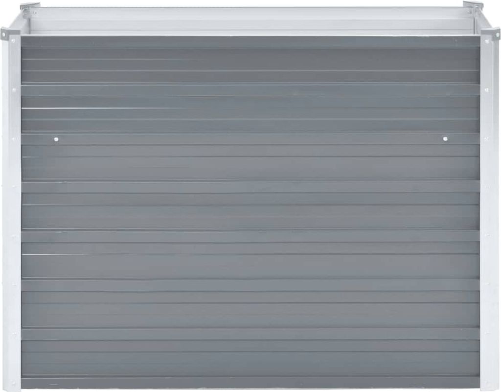 (Robust Möbel) Garten-Hochbeet Verzinkter Stahl 100x40x77cm Grau - CL754861 - Beete