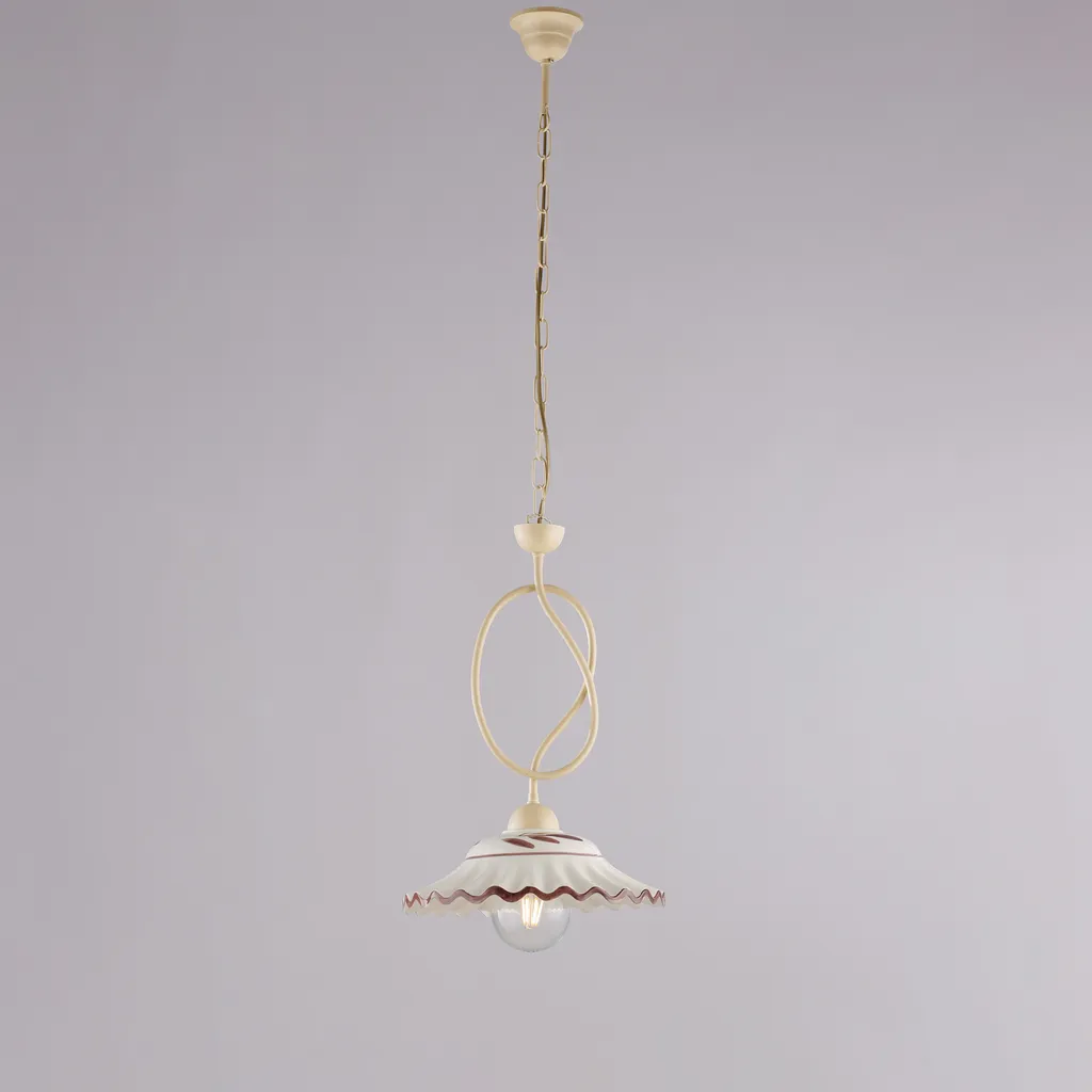 Luminaire rustique ivoire 105 cm : sublimez vos plafonds avec style