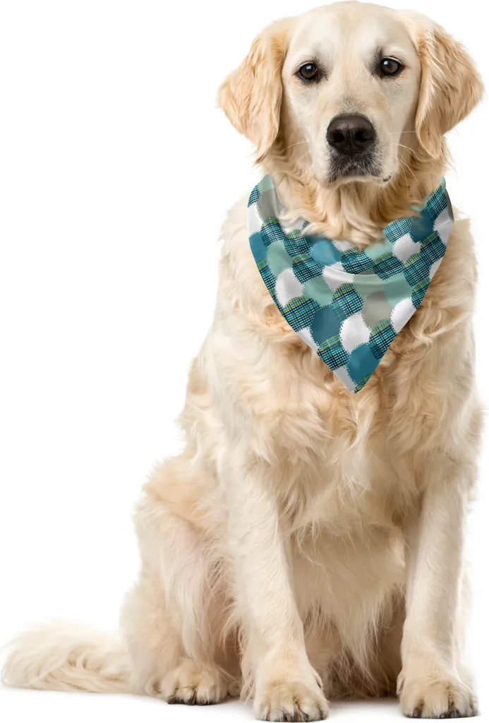Bandana ABAKUHAUS 55x55 cm per Animali - Design Astratto Multicolore