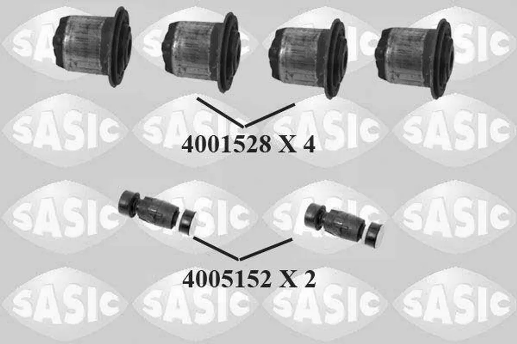 Solution pour essieu arrière Logan et Sandero - Kit Réparation Sasic