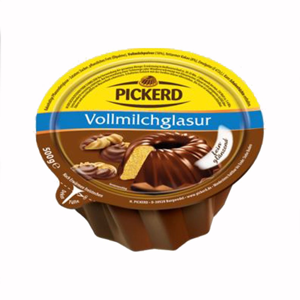 Pickerd Vollmilchglasur zum glasieren von Kuchen und Produktbild 