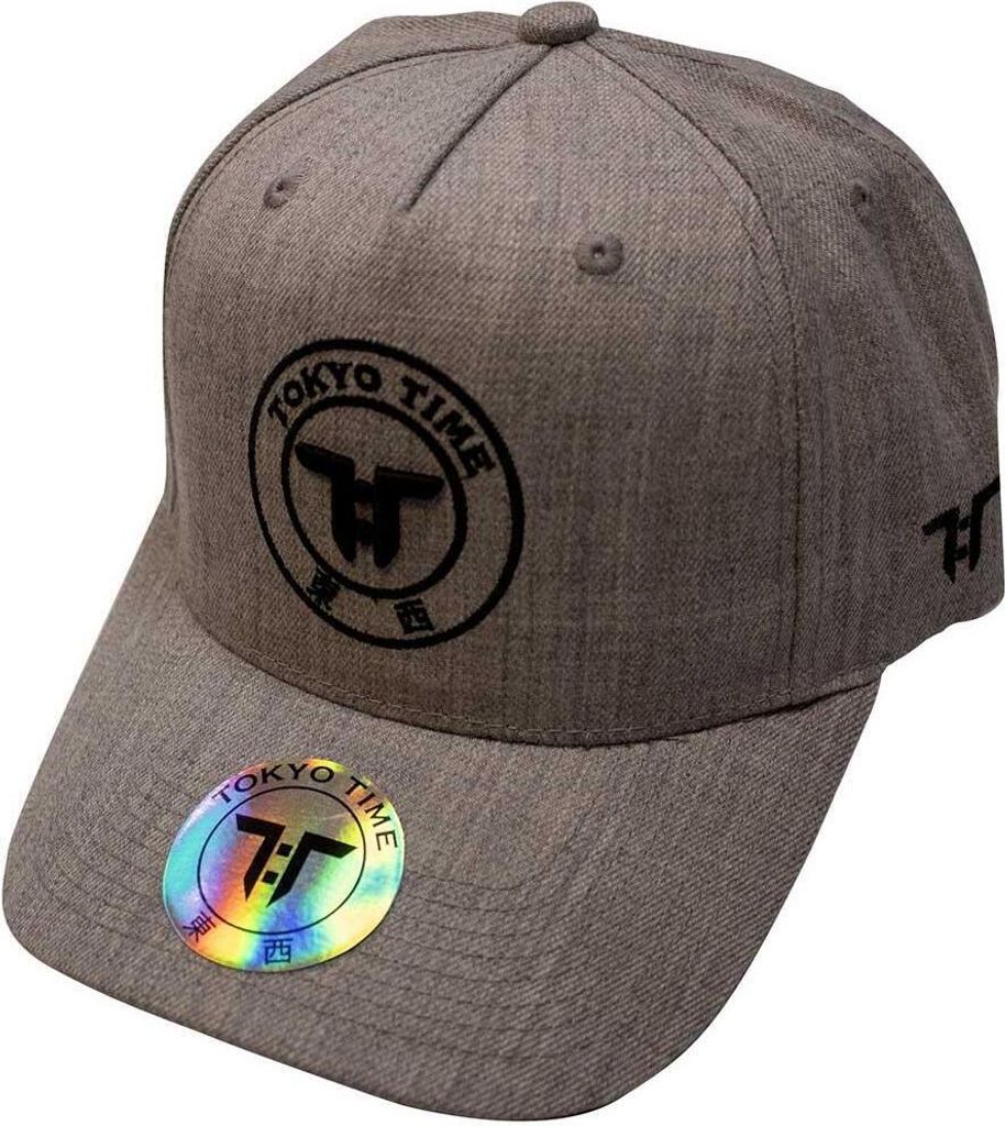 Tokyo Time - "Core" Baseball-Mütze RO10733 (Einheitsgröße) (Grau)