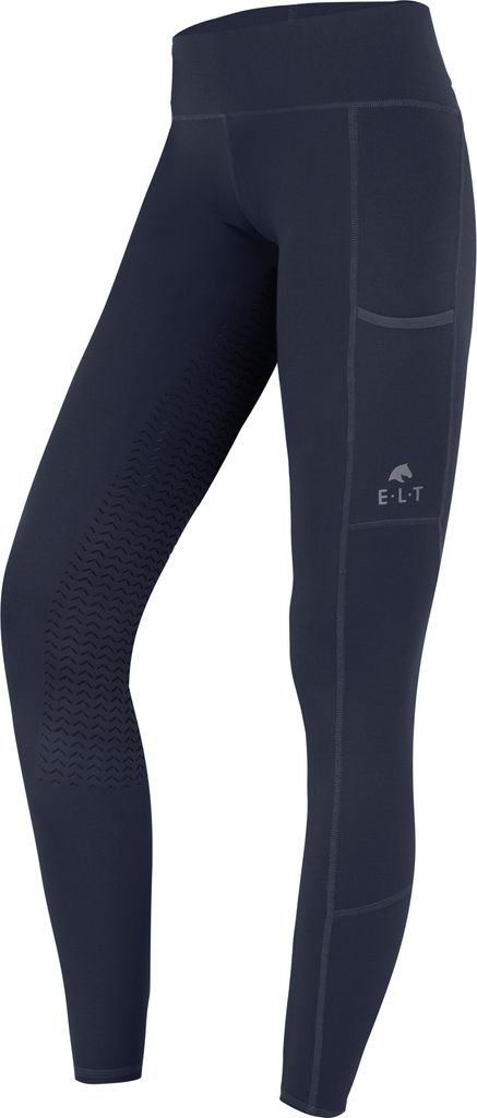 E.L.T Thermo-Reitleggings Kinder Full-Grip Ella Nachtblau 116