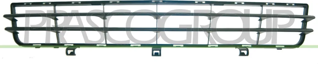 Grille d'aération Idea PRASCO FT3502100 en ABS noir, montage facile