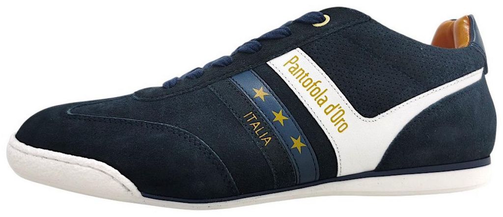 Pantofola d`oro Vaso Suede sportlicher Schnürer Blau in Gr. Produktbild 
