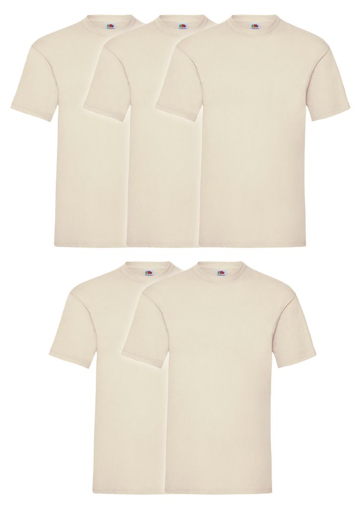 5er Pack Fruit of the Loom Valueweight T-Shirt + GRATIS Produktbild 