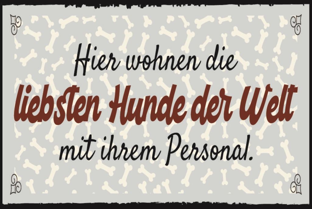 vianmo Blechschild 20x30 cm Liebsten Hunde der Welt