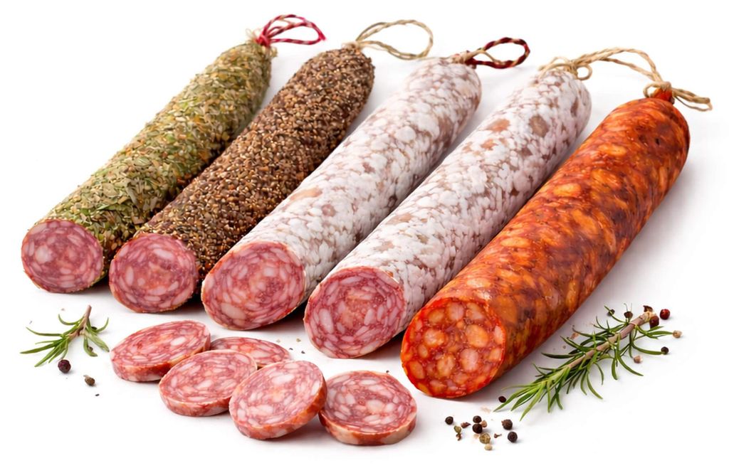 katalanische Fuet Wurst im 5er Mix - große Auswahl an Produktbild 