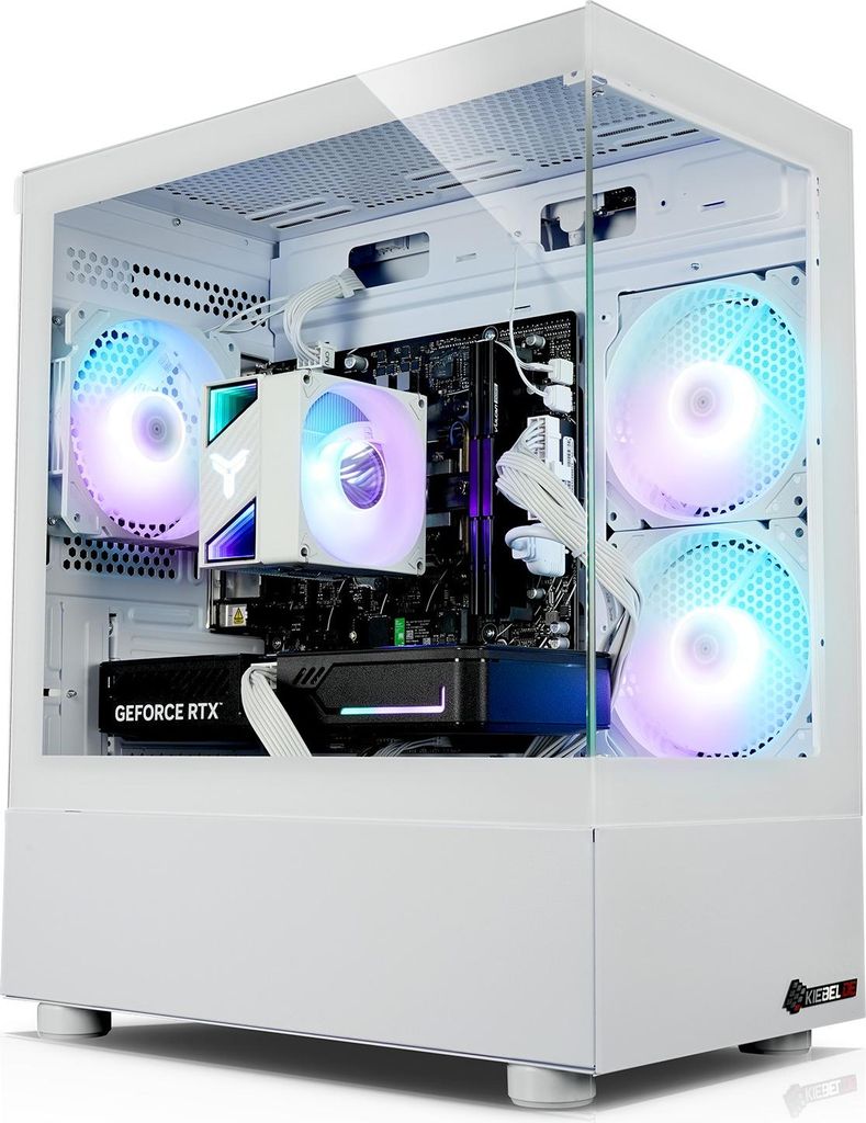 kiebel.de Gaming PC InvaderXS VIII AMD Ryzen 7 8700F, 32GB DDR5, NVIDIA RTX 5070 12 GB, 1TB SSD, Windows 11, Gaming PC