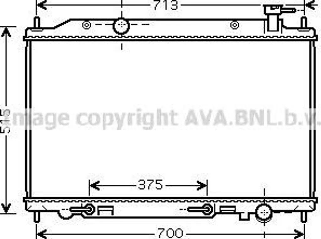 Évitez la Surchauffe : Radiateur Moteur Murano AVA DN2295 OE 21460CA010