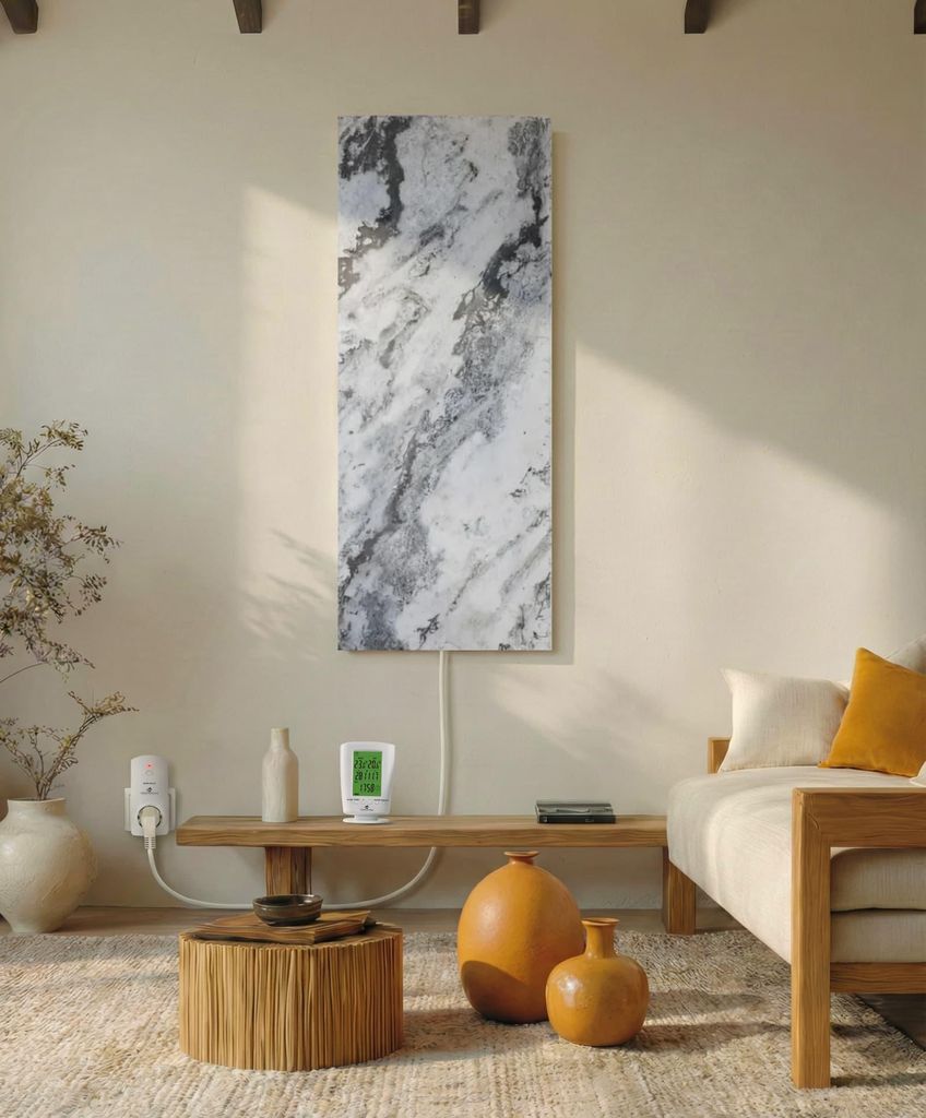 Marwona Qarama Infrarotheizung 800 W mit Funkthermostat –  Produktbild 
