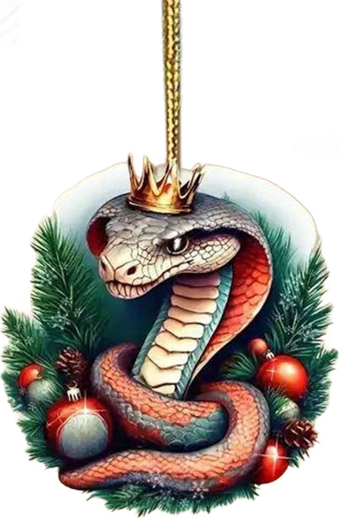 Weihnachtsbaum-Anhänger zum Aufhängen, Ornament mit Umhängeband, einfach aufzuhängen, niedlicher Anhänger im Cartoon-Stil zum Aufhängen