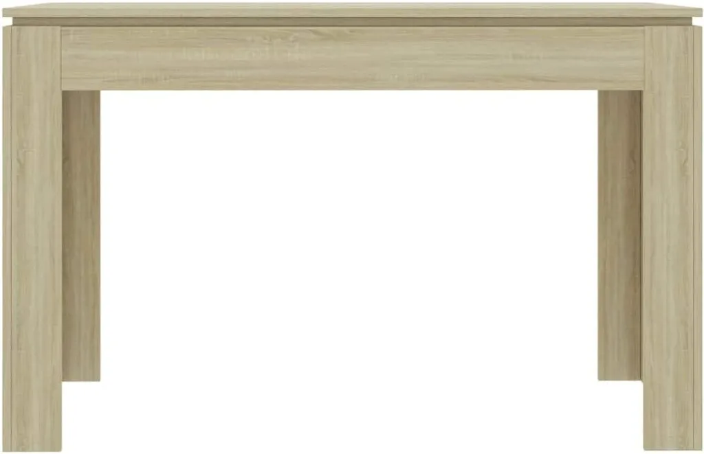 Table en bois Sonoma 120x60cm structure robuste et plateau résistant