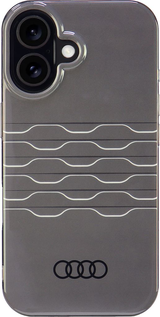 Audi iPhone 16 Back cover case - IML A6 - Black