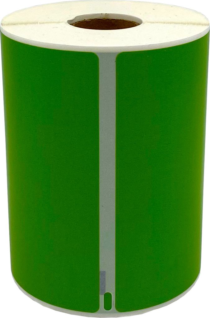 DULA Etiketten - Kompatibel mit Dymo Compatible labels - Groen - S0904980 - Grote verzendetiketten - 1 rol - 104 x 159 mm - 220 labels per rol