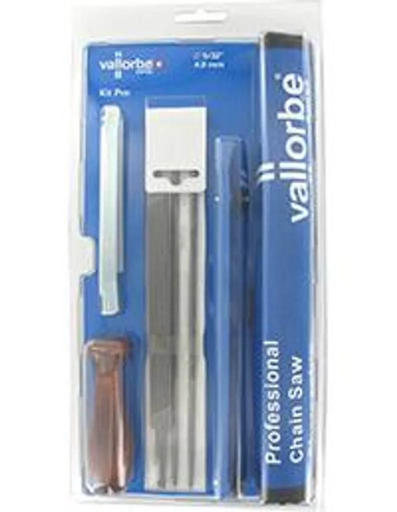 Nécessaire d'Affûtage Complet Vallorbe pour Chaînes 1/4 et 3/8 LP