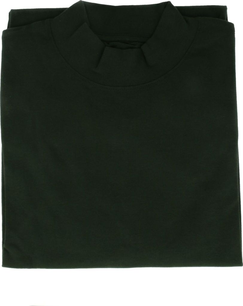 Ragman Stehkragen-Shirt langarm in grün