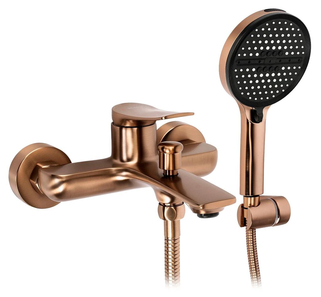 Badewannenarmatur Rea Premium Vison Gebürstetes Kupfer