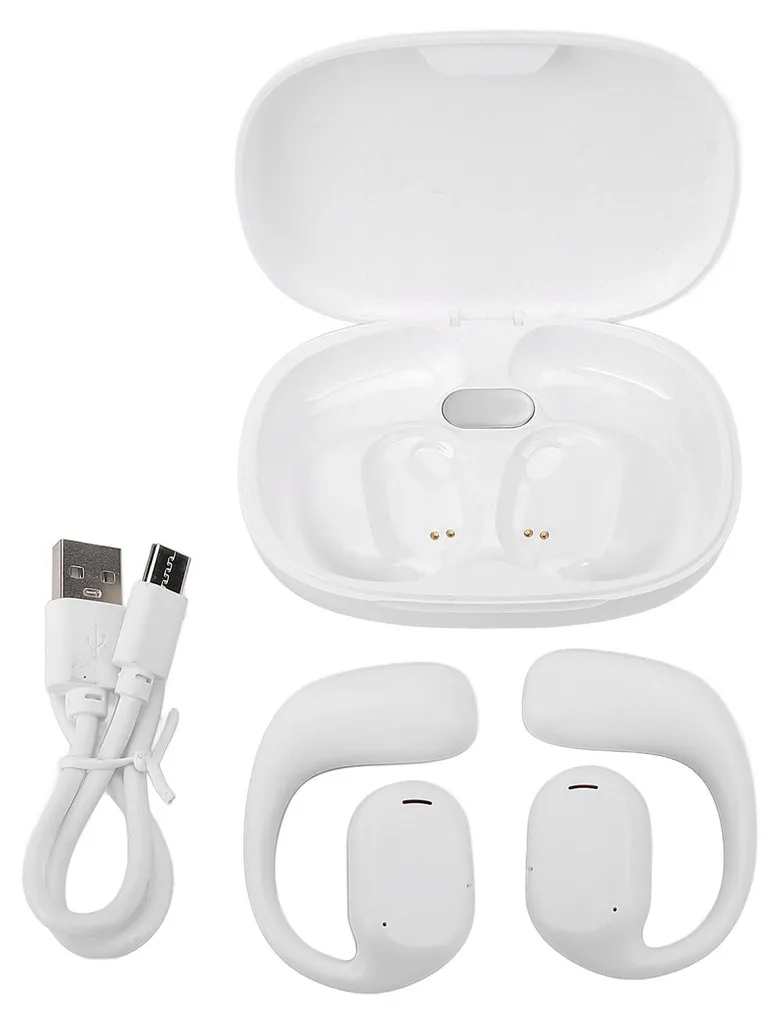 Écouteurs traducteur vocal IA 144 langues et accents Bluetooth Blanc