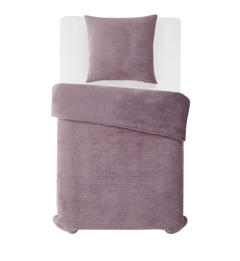 Bettwäsche Winter Flausch Cashmere Touch Uni Wende warm 2 Produktbild 