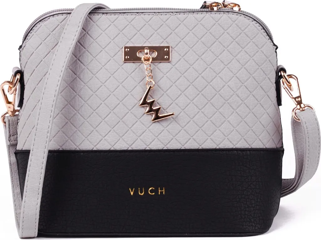 Sac à main bandoulière Vuch Carrie gris pour femme style urbain chic