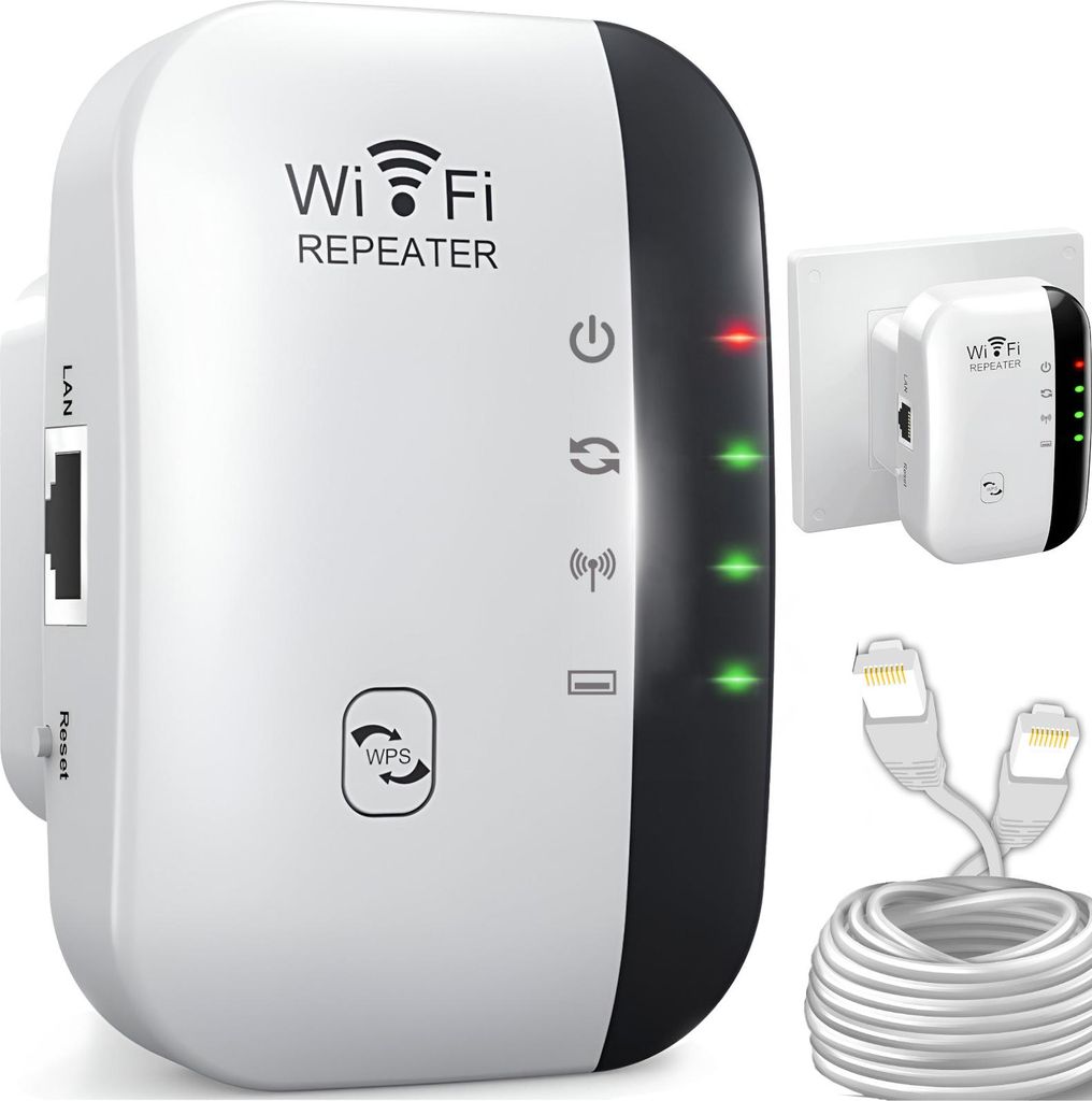Repeater wzmacniacz sygnału Wi-Fi 2 tryby pracy 2.4 GHz Zdjęcie produktu 