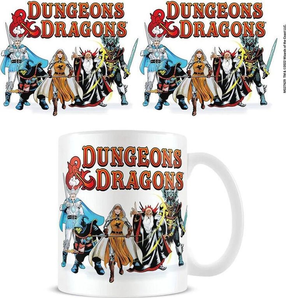 Dungeons & Dragons Tasse Retro Group