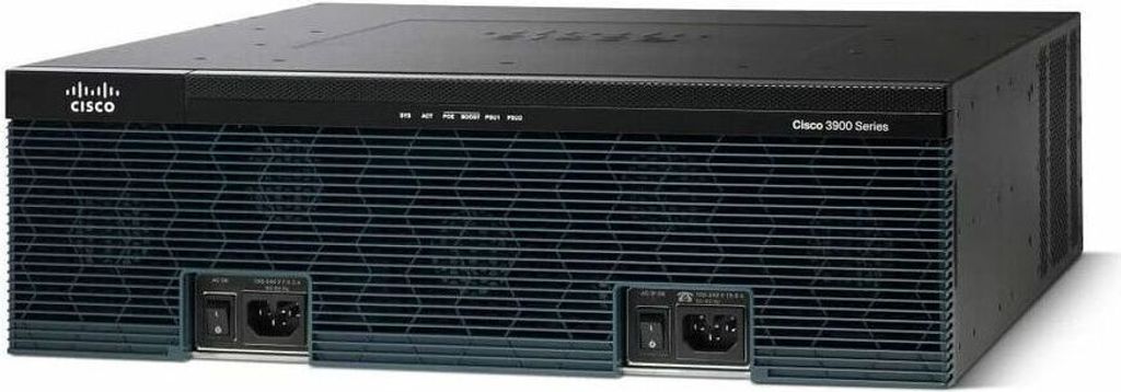 Cisco 3945E, Ethernet-WAN, Gigabit Ethernet, Schwarz