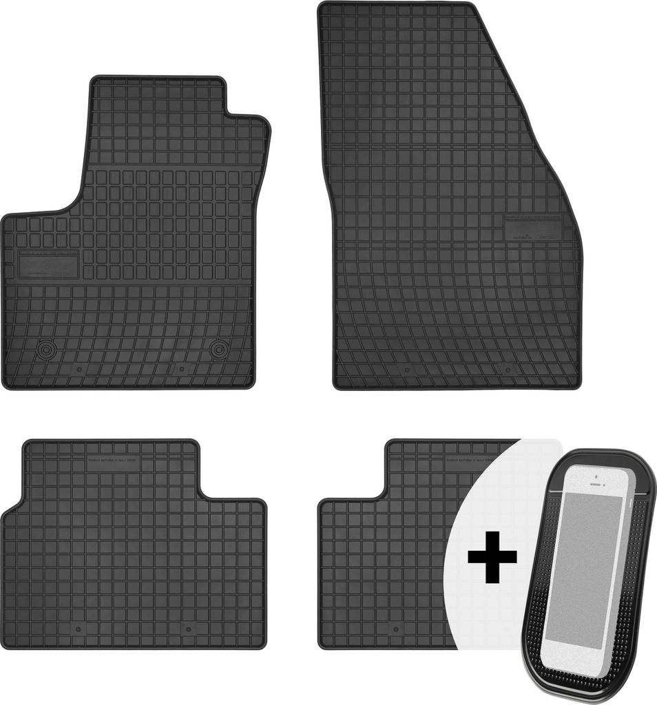 Gummimatten Auto Fußmatten Automatten Passgenau 4-teilig Set - passend für Opel Meriva II B ab 2010