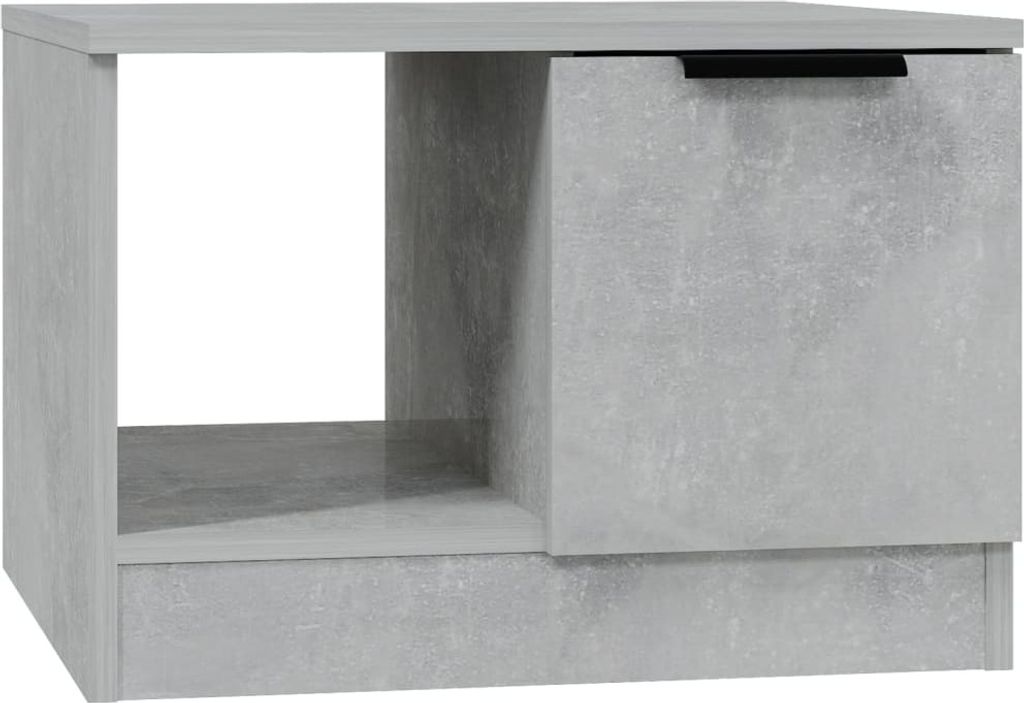 Couchtisch Betongrau 50x50x36 cm Holzwerkstoff