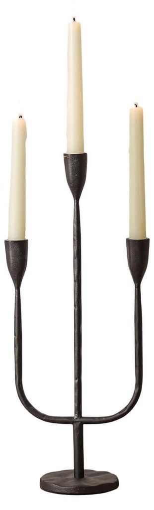 Soporte para velas decorativo, candelabro de tres velas, Imagen del producto 