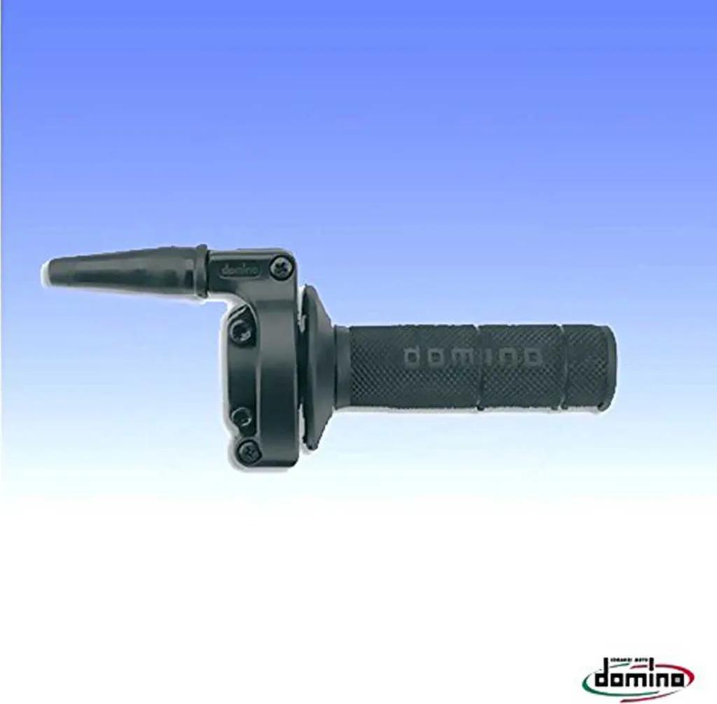 DOMINO poignée de gaz monobloc 90° - Commande d'accélération noire