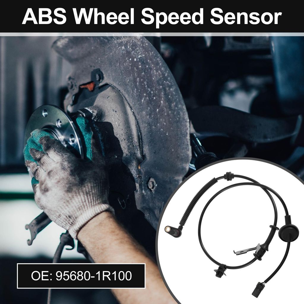 ABS Raddrehzahlsensor hinten links ABS Sensor Antiblockiersystem Sensor Nr. 95680-1R100 für Hyundai Accent 2013-2017