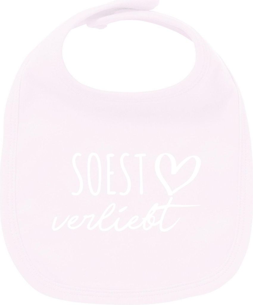 Huuraa Unisex Babylatz Soest verliebt Geschenk Babypink Baumwolle Soest Mitbringsel