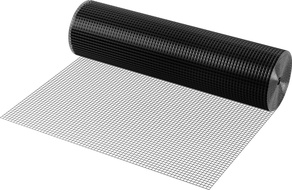 SucceBuy-Drahtgeflecht, 36" x 50' verzinkte Drahtgeflechtrolle, 19 Gauge-Hühnerdraht, vinylbeschichtetes Metallgeflecht für Hühnerstallbarrieren...