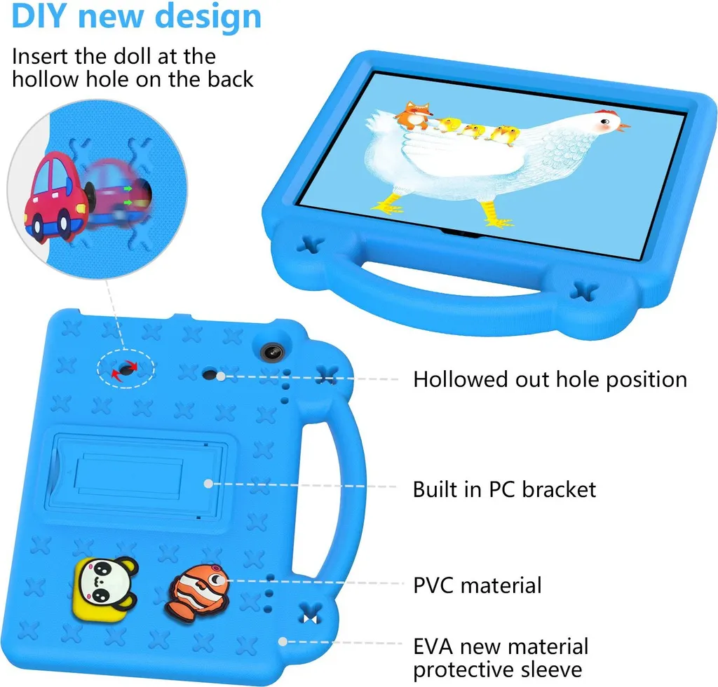 Cover Antiurto Fire HD 8 Plus 2024 2022 2020 | Protezione Bambini EVA - 5