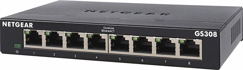 Netgear GS308-300PES - Unmanaged - L2 - Gigabit Ethernet Produktbild 