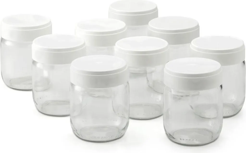 Contenitori Yogurt Vetro Lagrange 430301 - Set 9 Pezzi 185g