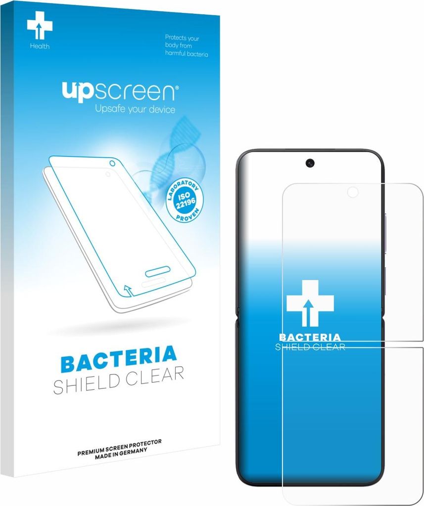 upscreen Schutzfolie für Xiaomi MIX Flip Displayschutz Displayschutzfolie Folie Klar antibakteriell