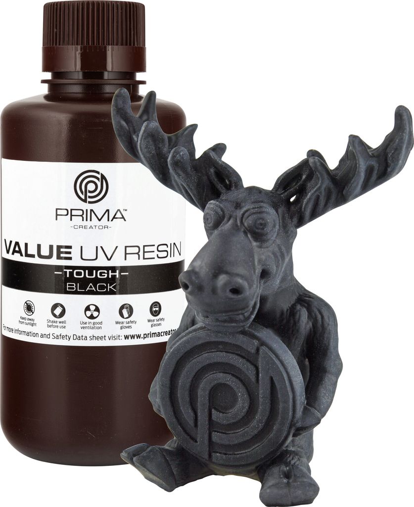 PrimaCreator Value Tough UV Resin (ABS Like) - 500 g - Black