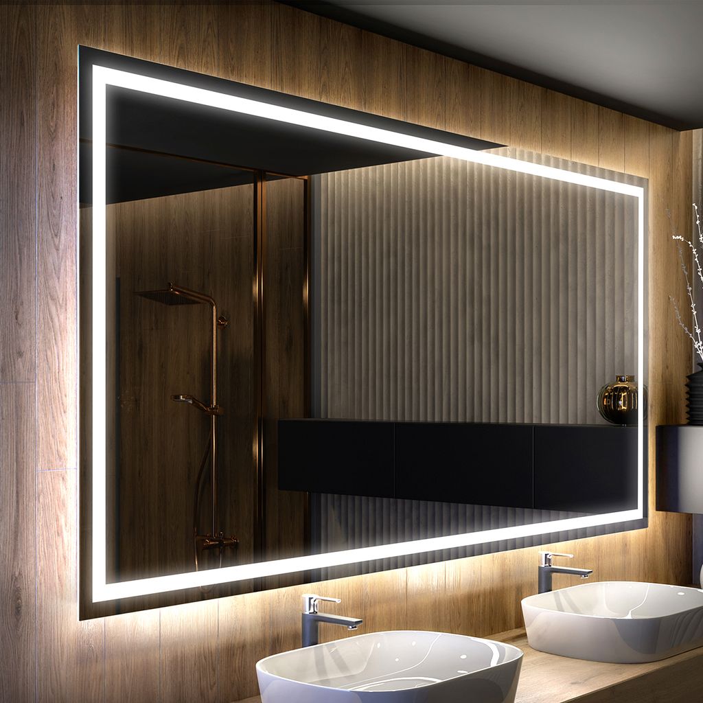 Artforma Zrcadlo do koupelny s led osvětlením L49 160x60 cm Obrázek produktu 