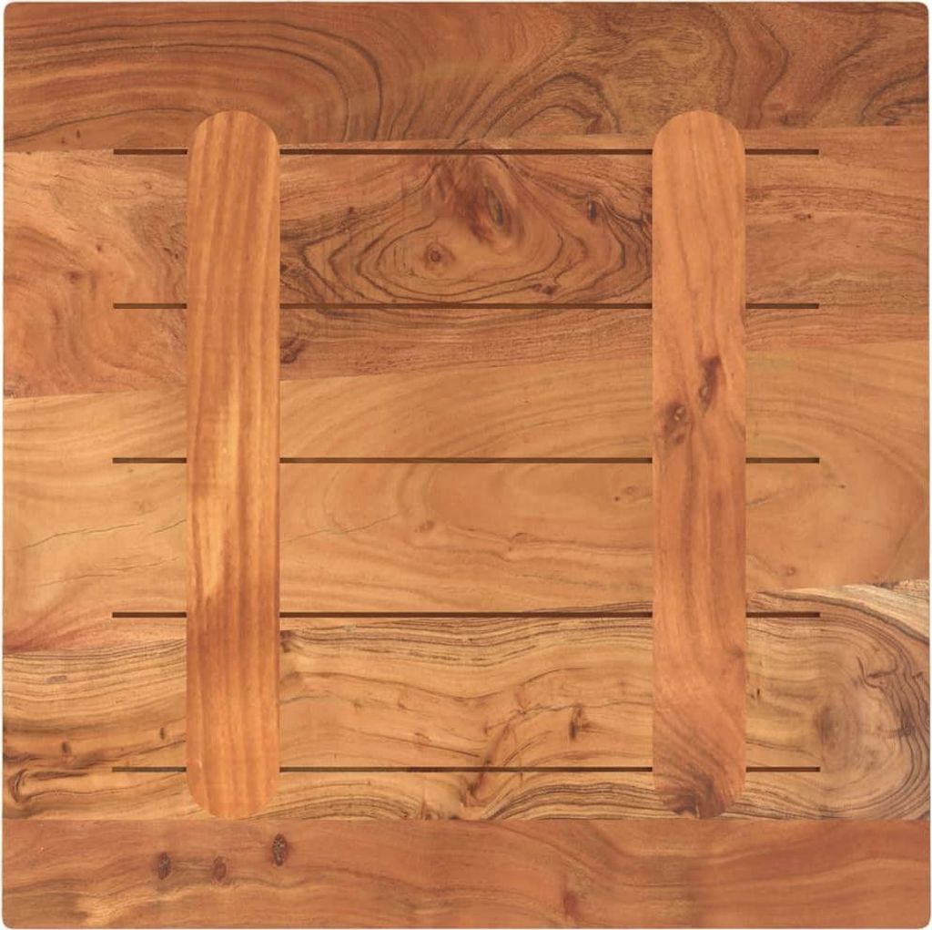 vidaXL Stolová doska 60x60x3,8 cm štvorcová z masívneho Obrázok produktu 