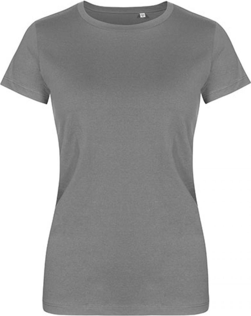 X.O Rundhals T-Shirt Damen, Stahlgrau, XL