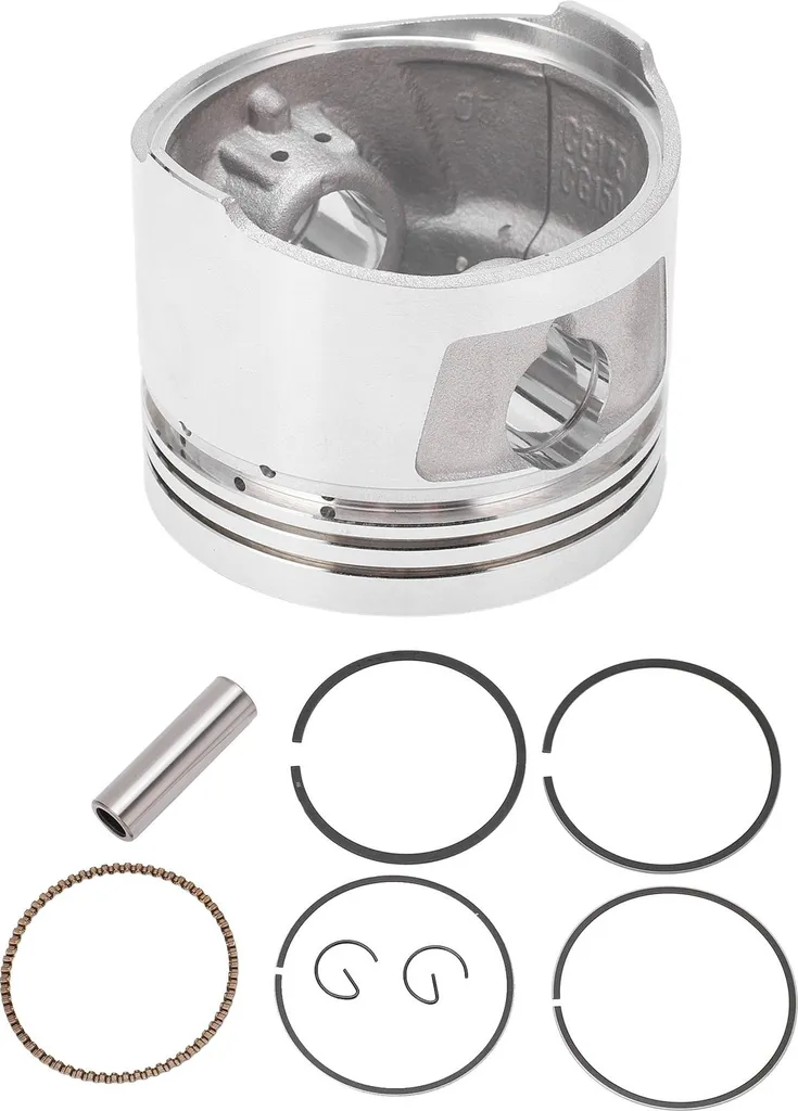 Set Fasce Elastiche 62mm Lega Metallica Ricambi Moto CG150 175cc - 2