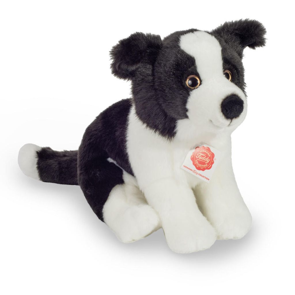 Plüschtier Mops liegend Neu ca Kuscheltier Teddy Hermann 21 cm 